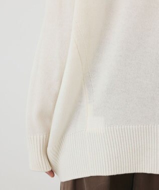 GRACE CONTINENTAL イレヘムブローチニットトップ キナリ