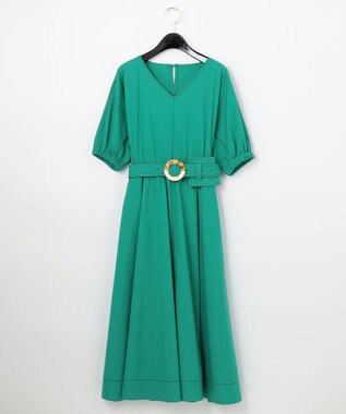 ベルテッドフレアワンピース Grace Continental Grace Continental グレースコンチネンタル 通販