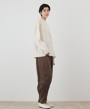 GRACE CONTINENTAL イレヘムブローチニットトップ キナリ