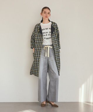 GRACE CONTINENTAL ステンシルレタードT ホワイト