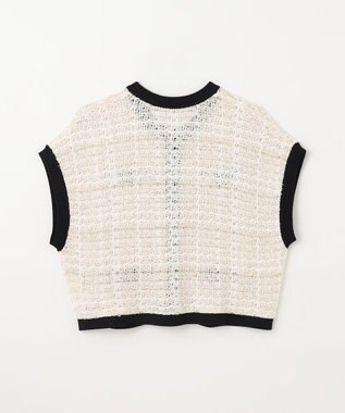 GRACE CONTINENTAL ショートニットベスト キナリ