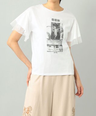 チュールフォトTシャツ / GRACE CONTINENTAL | GRACE CONTINENTAL