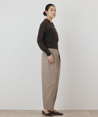 GRACE CONTINENTAL アルパカポロニットトップ ブラウン