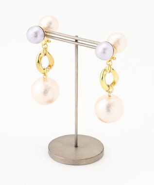 GRACE CONTINENTAL MOY paris Snowy chain イヤークリップ