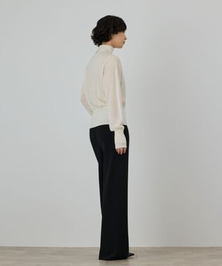 GRACE CONTINENTAL カシミヤ混ニットトップ キナリ