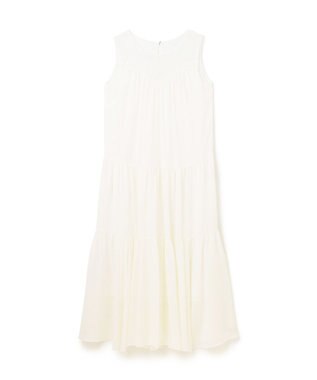 GRACE CONTINENTAL シアードレープマキシ ホワイト