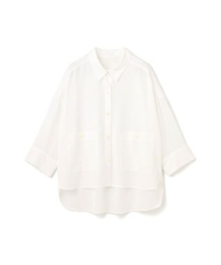 GRACE CONTINENTAL コクーンシルエットシャツ ホワイト