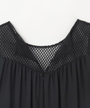 GRACE CONTINENTAL シアードレープマキシ ブラック