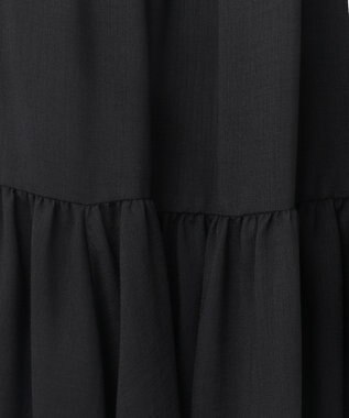 GRACE CONTINENTAL シアードレープマキシ ブラック