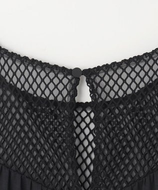 GRACE CONTINENTAL シアードレープマキシ ブラック