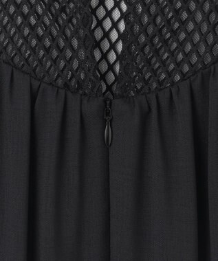 GRACE CONTINENTAL シアードレープマキシ ブラック