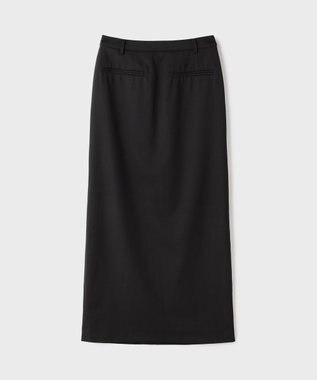 GRACE CONTINENTAL ベンツレースタイトロングスカート ブラック