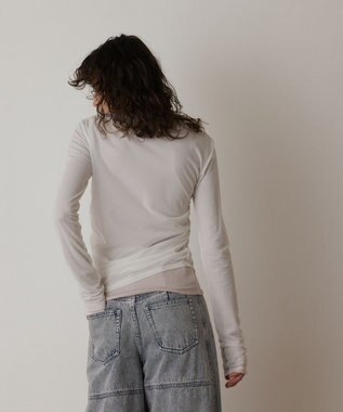 GRACE CONTINENTAL レイヤードカットトップ ホワイト