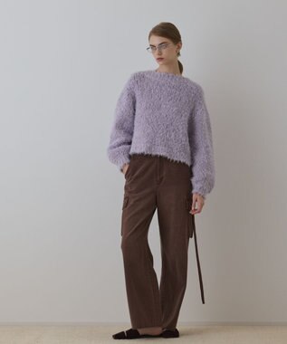 GRACE CONTINENTAL リュウカツイルカーゴパンツ ブラウン