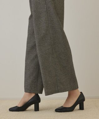 GRACE CONTINENTAL チドリツイードサロペット ブラック