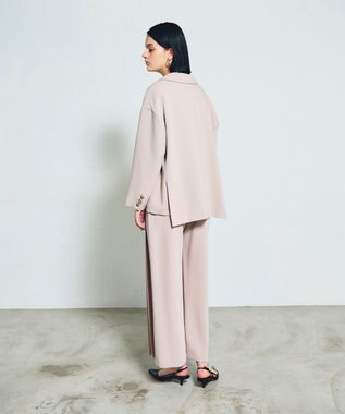 GRACE CONTINENTAL トリアセオーバーサイズジャケット ベージュ