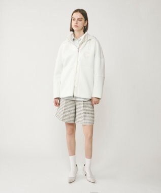 GRACE CONTINENTAL チェックツイードハーフパンツ キナリ