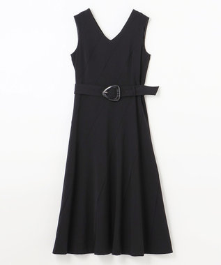 【GRACE CONTINENTAL 】シルクジョーゼットフレアーワンピース 黒 trim_ofgrc_itemfdf43874b9cd11e