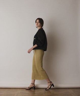 GRACE CONTINENTAL シアーダンボールブルゾン ブラック