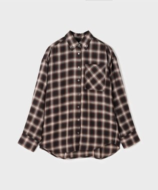 GRACE CONTINENTAL ストール付チェックシャツ チェック