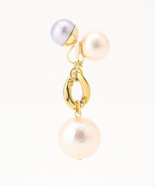 GRACE CONTINENTAL MOY paris Snowy chain イヤークリップ ピンク