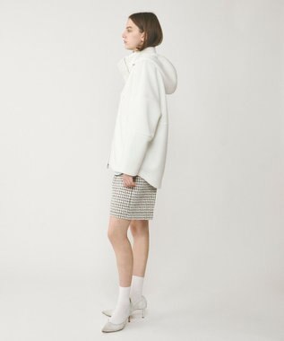 GRACE CONTINENTAL チェックツイードハーフパンツ キナリ