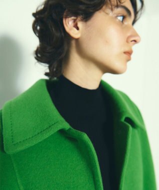 GRACE CONTINENTAL リバーコート グリーン