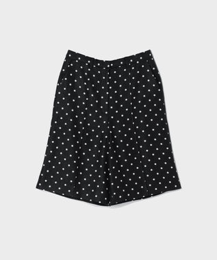 GRACE CONTINENTAL ドットハーフパンツ ブラック