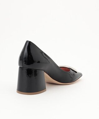 GRACE CONTINENTAL Rupert Sandersonパテントチャームヒール ブラック