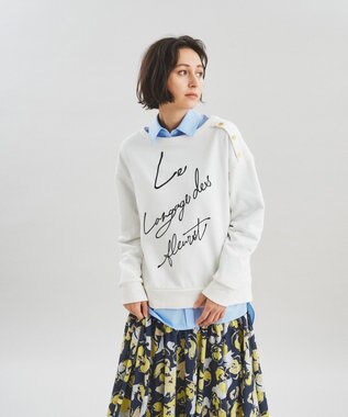 新品タグ付☆ グレースコンチネンタル　ロゴ裏毛トップ ロゴ裏毛トップ / GRACE CONTINENTAL | GRACE CONTINENTAL
