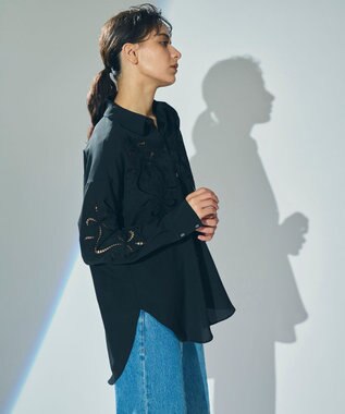 カットワークシャツ / GRACE CONTINENTAL | GRACE CONTINENTAL グレースコンチネンタル 通販