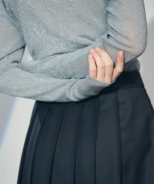 ★ Air★新品！　グレースクラス　ラメシアーリブニットトップ ラメシアーリブニットトップ / GRACE CONTINENTAL | GRACE