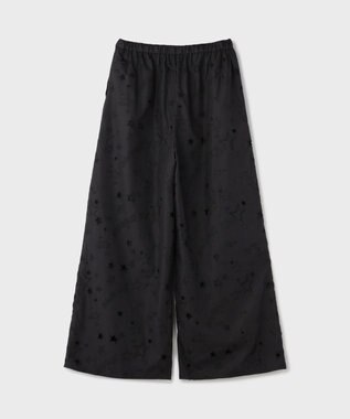 GRACE CONTINENTAL スターカットワークパンツ ブラック