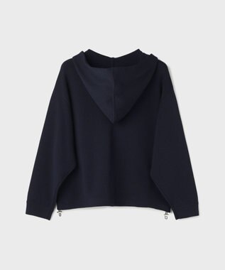 GRACE CONTINENTAL ニットフーディブルゾン ネイビー