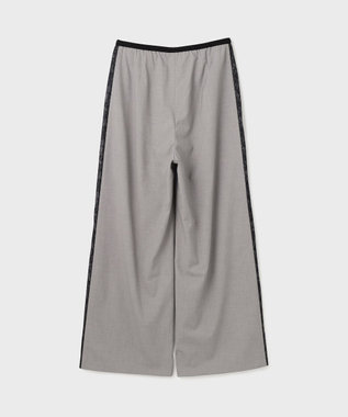 GRACE CONTINENTAL サイドレースイージーパンツ グレー
