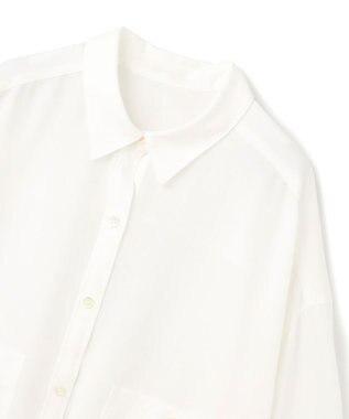 GRACE CONTINENTAL コクーンシルエットシャツ ホワイト