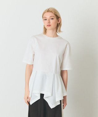 GRACE CONTINENTAL ペプラムカットトップ