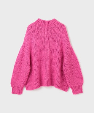 GRACE CONTINENTAL オーバールーズニットトップ ピンク