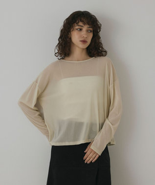 GRACE CONTINENTAL フロッキーオーバーカットトップ キナリ