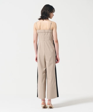 GRACE CONTINENTAL サイドラインサロペ ベージュ