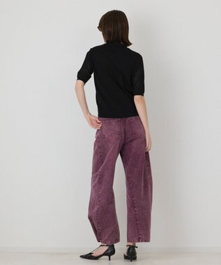 GRACE CONTINENTAL ハーフスリーブニットカーディガン ブラック