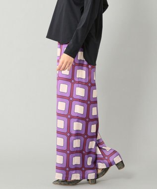 グレースコンチネンタル　サテンジオメトリックパンツ サテンジオメトリックパンツ / GRACE CONTINENTAL | GRACE