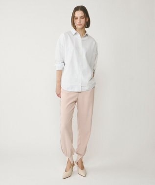 GRACE CONTINENTAL テーパーイージーパンツ ピンク