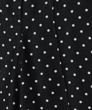 GRACE CONTINENTAL ドットハーフパンツ ブラック