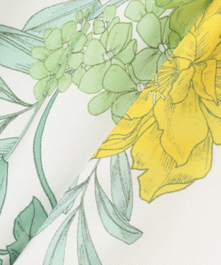 GRACE CONTINENTAL フラワープリントワークパンツ キナリ