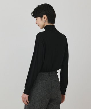 GRACE CONTINENTAL カシミヤ混ニットトップ ブラック