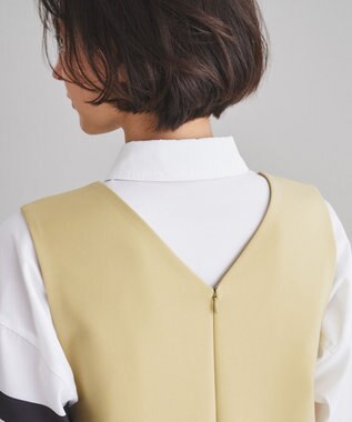 新品　グレースコンチネンタル　バックフリルジャンバースカート オンライン限定】フリルジャンパースカート / GRACE CONTINENTAL