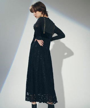 20-60代からのファッション通販  ベロアレースワンピース / GRACE | CONTINENTAL GRACE ワンピース
