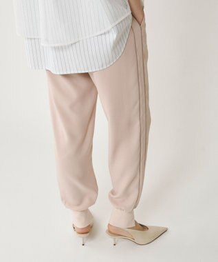 GRACE CONTINENTAL テーパーイージーパンツ ピンク