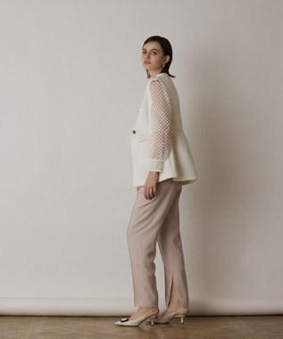 GRACE CONTINENTAL ダンボールニットジレジャケット キナリ